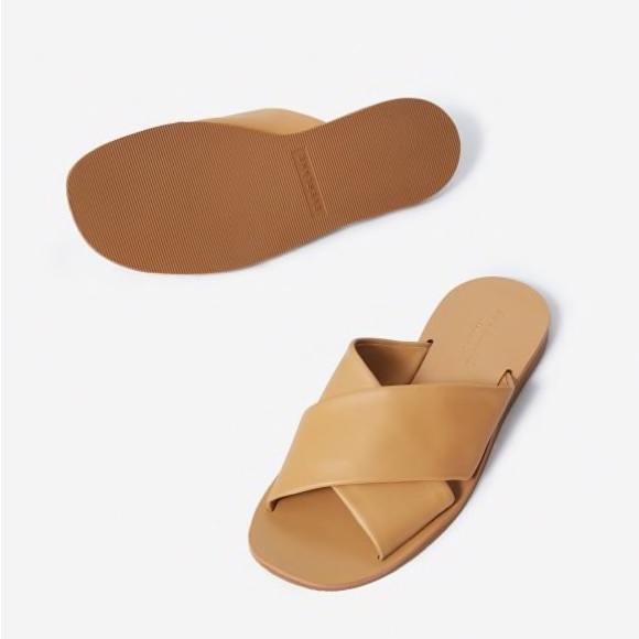 Everlane Shoes Everlane The Day Crossover Sandal In Light Taupe Poshmark